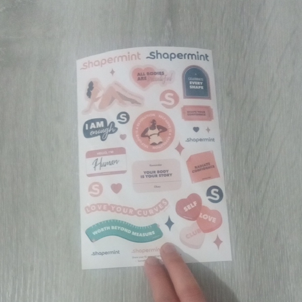 *FREE WITH PURCHASE* Shapermint stickers